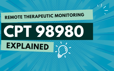 CPT 98980: Converting Data into Care (and Revenue)